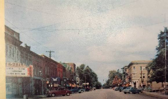 Historic downtown Irvine, Kentucky